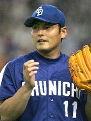 10勝目を挙げた川上憲伸=東京ドーム